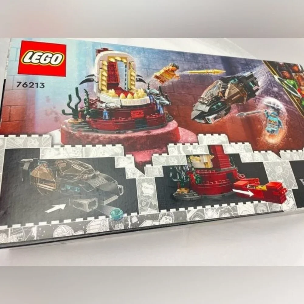 LEGO Marvel Black Panther WAKANDA FOREVER King Namor’s Throne Room 355 Pcs